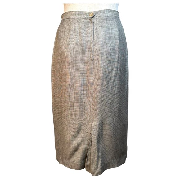 Vintage J Gallery Womens 2 Piece Suit Rayon Linen Size 7/8 One Button Jacket - Picture 9 of 11